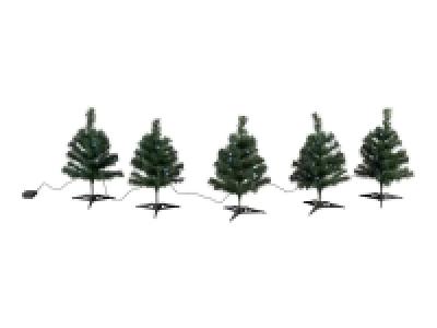 Árboles mini con LEDs