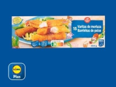 Varitas de merluza 2.45 €