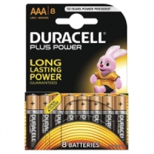 Duracell - Pack 8 Pilas AAA Plus Power 10.99 €