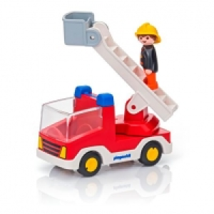 Toysrus  Playmobil 1.2.3 - Camión de Bombero - 6967