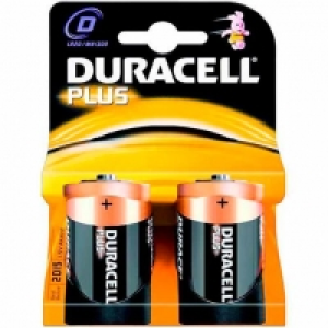 Duracell - Pack 2 Pilas D Duracell Plus