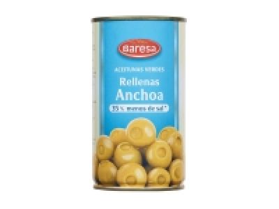 Aceitunas verdes rellenas de anchoa