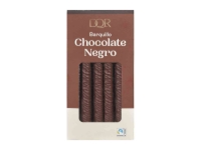 Barquillo con chocolate negro / blanco
