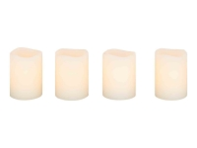 Lidl  Velas LED de cera pack 4