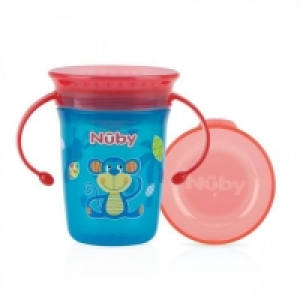 Toysrus  Nuby - Taza mágica 360º con asas - Azul