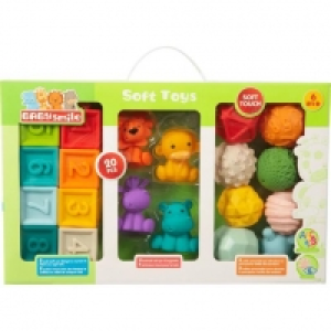 Toysrus  Pack Triple de Juguetes Sensoriales Blanditos