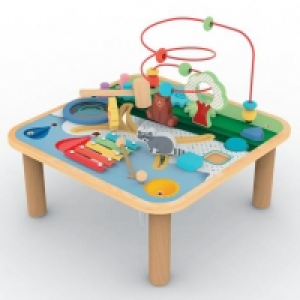 Toysrus  WoodnPlay - Mesa de actividades de madera en la Jungla