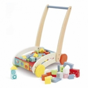 Toysrus  Wood N Play - Carrito con bloques de madera