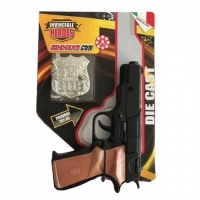 Toysrus  Invincible Heroes - Pistola con placa de Policía