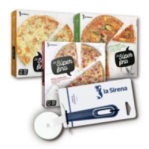 3 pizzas = cortapizzas GRATIS