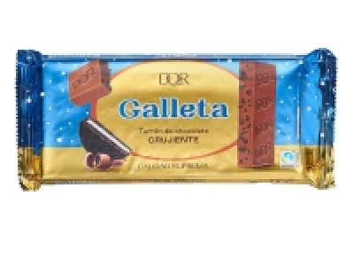 Turrón de chocolate crujiente