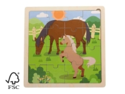 Puzzle de madera de animales
