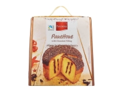 Panettone con crema de chocolate