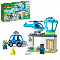 Toysrus  LEGO DUPLO - Comisaría de policía y helicóptero - 10959