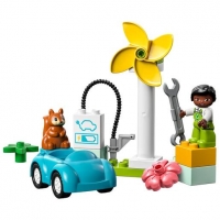 Toysrus  LEGO Duplo - Aerogenerador y coche eléctrico - 10985