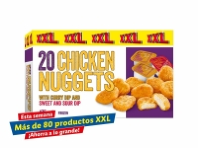 Lidl  Nuggets de pollo con salsa curry y agridulce