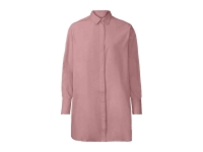 Blusa larga rosa para mujer