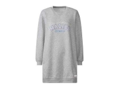 Vestido tipo sudadera gris para mujer