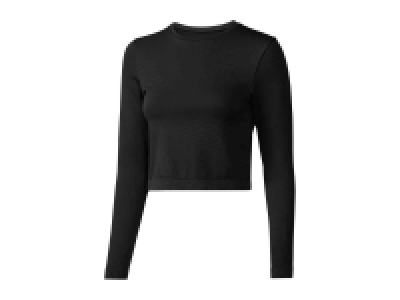 Camiseta técnica de estilo crop para mujer