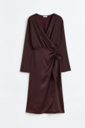 Vestido cruzado de satén 13.99 €