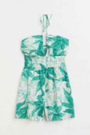 Mono corto con escote halter