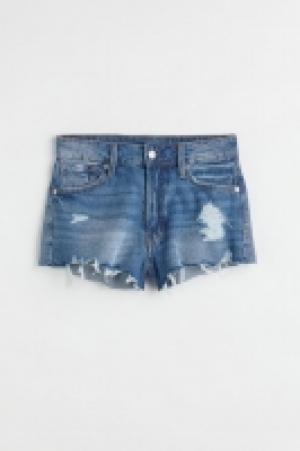 Vaquero corto en denim High Waist