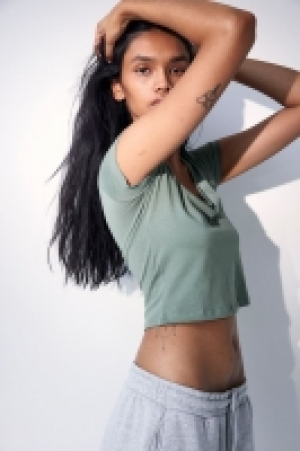 Camiseta en punto de algodón 3.99 €