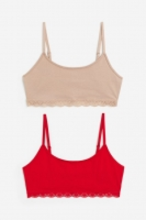 Pack de 2 sujetadores de algodón sin acolchado 10.99 €
