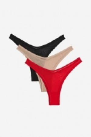 Pack de 3 bragas Brazilian en microfibra