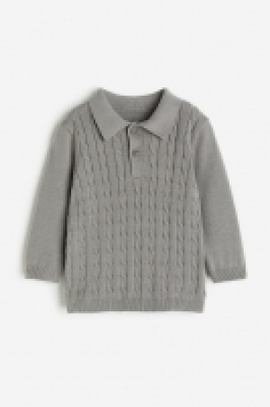Jersey polo en punto trenzado 6.99 €