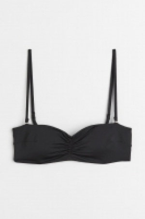 Top de bikini bandeau acolchado