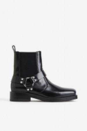 Botas biker de piel