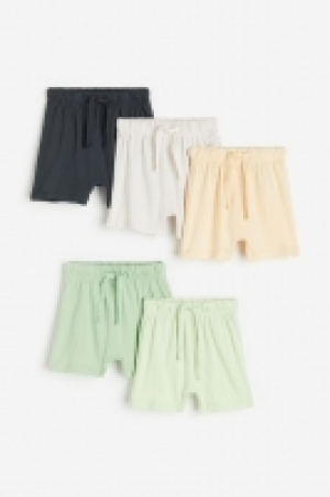Pack de 5 pantalones cortos en punto de algodón