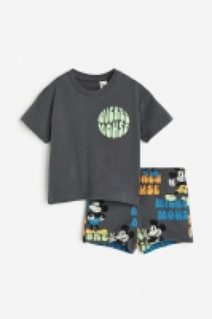 Conjunto de 2 piezas con motivo estampado