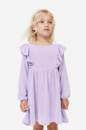 Vestido de chenilla con volantes