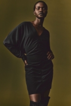 Vestido fruncido