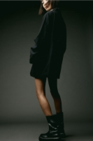 Botas con costuras a contraste