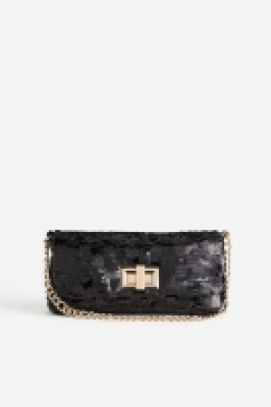 Bolso de hombro con lentejuelas