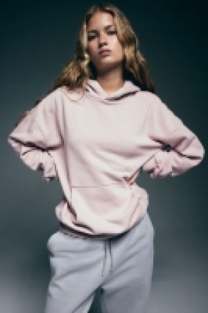 Sudadera oversize con capucha y aspecto lavado