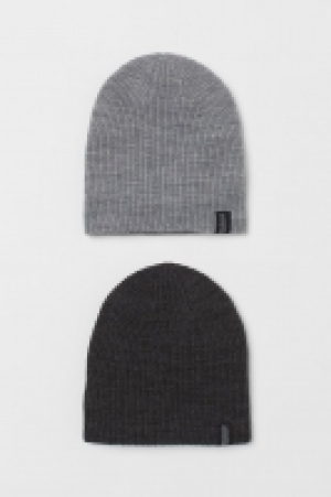 Pack de 2 gorros en canalé 6.99 €