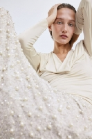 Top con cuello vuelto