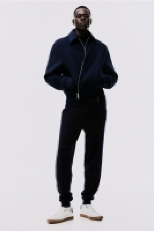 Joggers en mezcla de lana Regular Fit