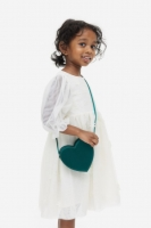 Vestido de tul con aplicaciones