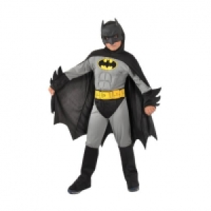 Toysrus  DC Cómics - Disfraz Batman gris con músculos 5-7 años