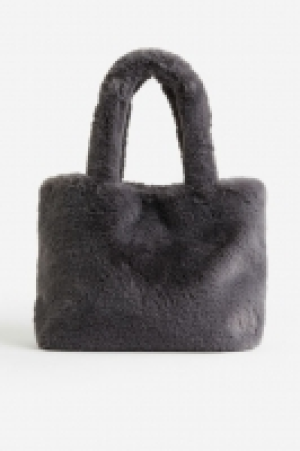HM  Bolso shopper efecto pelo