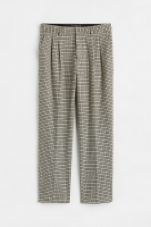 Pantalón en mezcla de lana Relaxed Fit