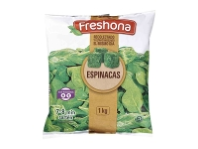 Espinacas en hojas