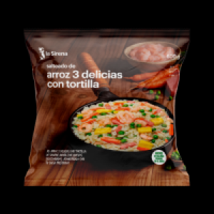 LaSirena  Arroz 3 delicias con tortilla