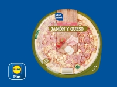 Pizza de jamón y queso 1.89 €