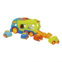 Toysrus  Baby Smile - Camión transporte con 4 vehículos